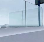 Outdoor Terrace Decoration Toughened Laminated Glass Balustrade Panels Custom