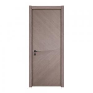 China Crackproof Interior Solid Wood Flush Door Architrave 70mm Width For Office on sale