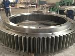 Heavy Duty Forging Steel Gear Ring 1000mm Diameter Each 1.5 Ton For Crane