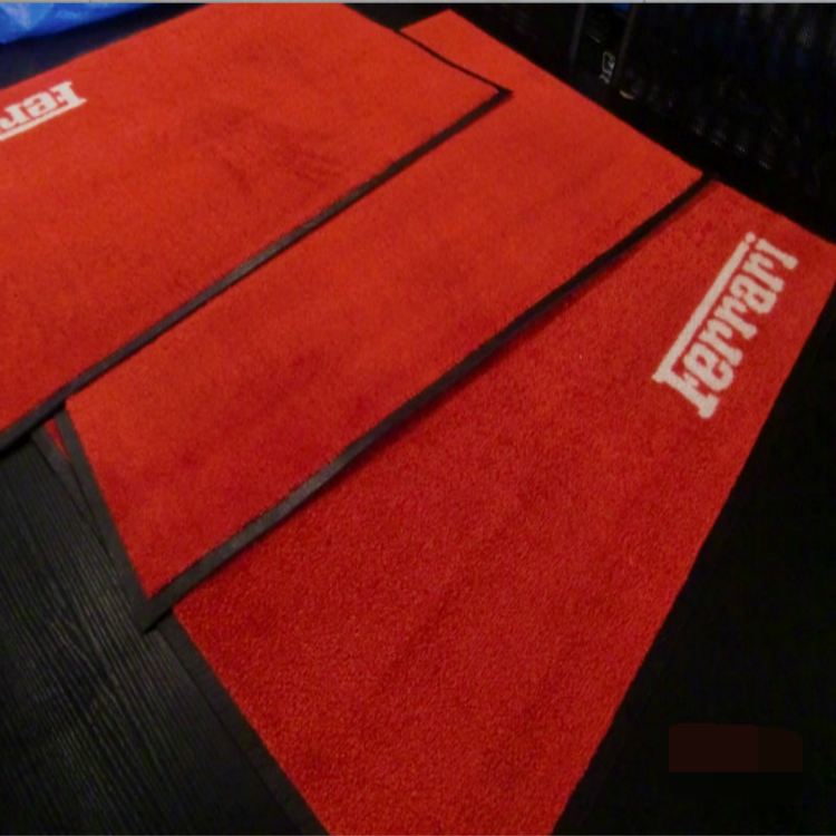 Nylon material pvc backing printed brand logo entrance mat