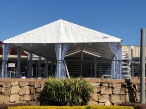 Wholesale 8x15m Clear Span A Frame Outdoor Party Marquee Tent With Rain Gutters from china suppliers