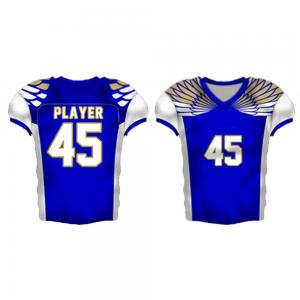 China Polyester Sports Printed Football Jersey Washable Lightweight on sale