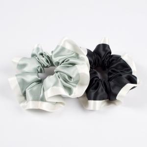 China 100% Pure Mulberry Silk Scrunchies For Women Soft Silk Hair Scrunchies For Women Prevents Hair From Frizzing And Damage on sale