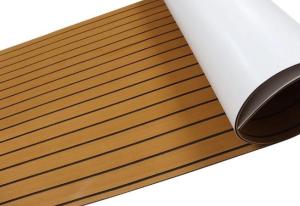 Wholesale Grooved Texture 240*120CM EVA Synthetic Teak Deck from china suppliers