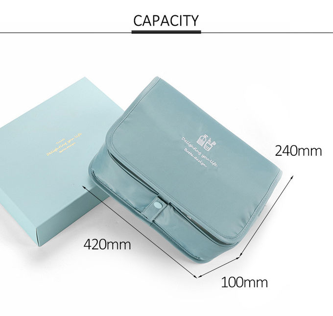 Wholesale Womens Large Capacity Hanging Travel Portable Toiletry Bag