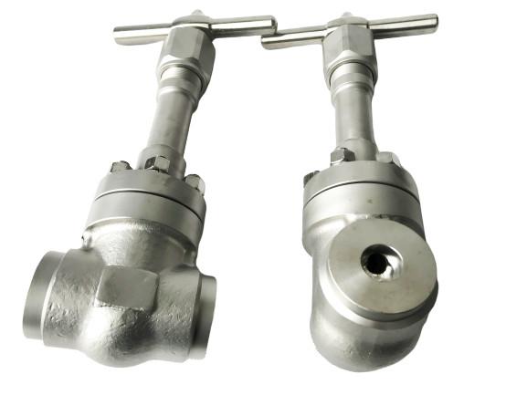 Quality Globe High Pressure Cryogenic Valve SS304 / 316 SW BW Flange Connection for sale