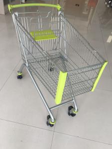 Wholesale 150L Supermarket Shopping Carts , Steel Shopping Trolley Passed CE And SGS from china suppliers