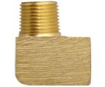 Extruded 3/8 NPTF Female X 3/8 NPTF Male Brass Elbow 90 Degree