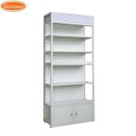 Store Iron Retail Gondola Shelving Double Sided Supermarket Shelves