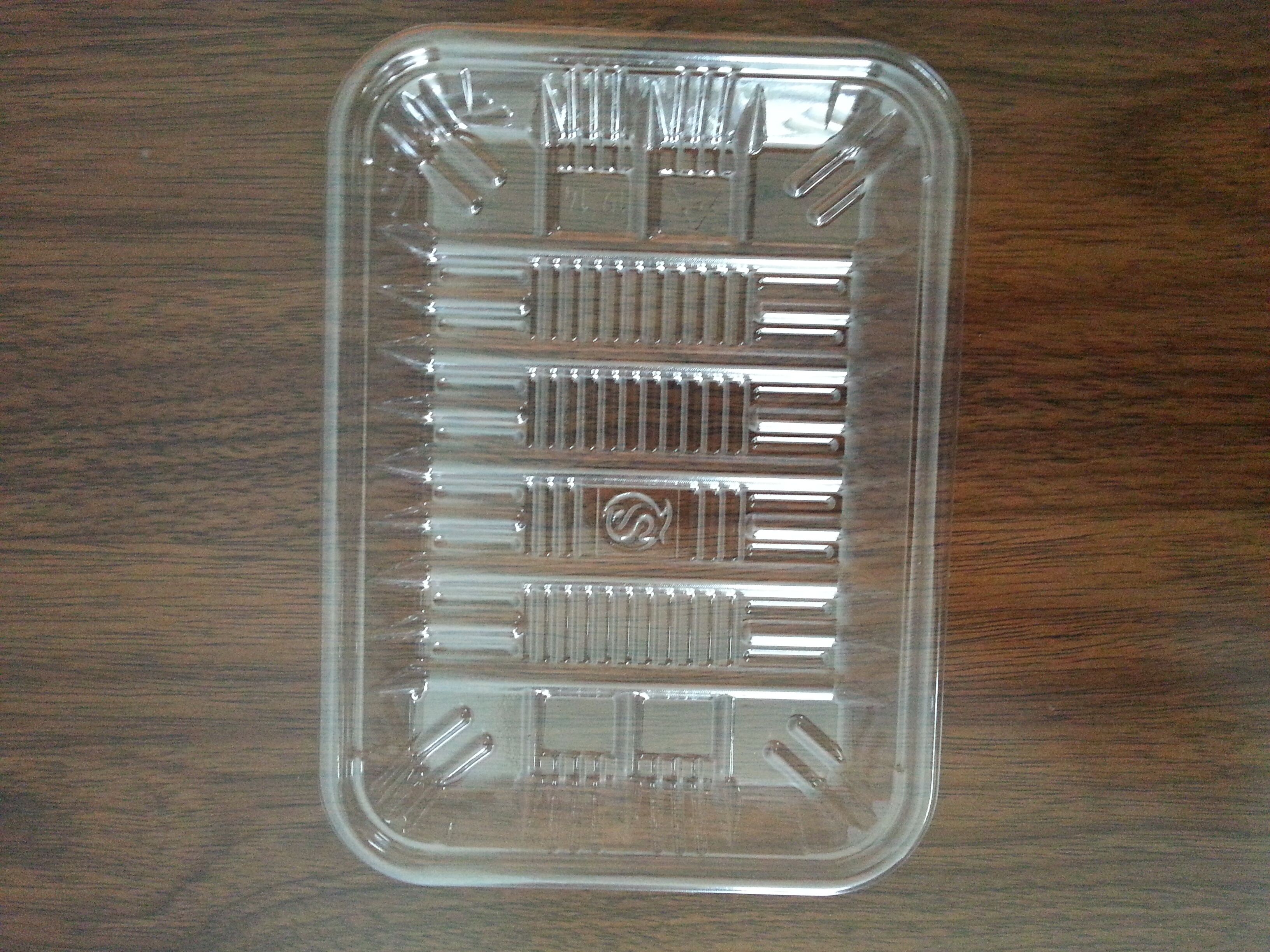 clear blister packing tray for fruit and vegetable PVC
