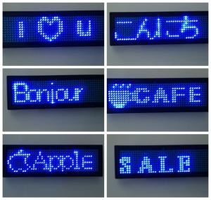Wholesale Digital Rechargeable Mini LED Display Battery Backup Small LED Signs Indoor from china suppliers