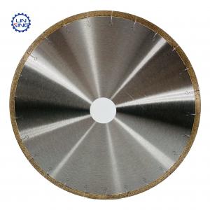 China 350mm Laser Welding Diamond Saw Blade for Marble Ceramic Ti-Coated Edge Height 0.315in on sale