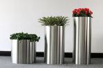 Stainless Steel Flowerpot Home Decoration Shape