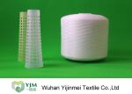 Pure White Polyester Yarn On Cone For Sewing