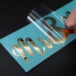 Waterproof Transparent Clear Label Stickers Transfer Metal Letters Embossed