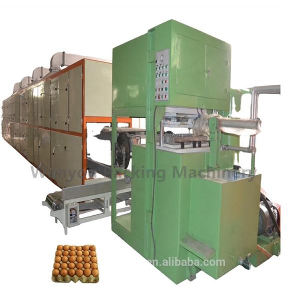 Chicken Farms Egg Tray Making Machine With Aluminum Molds 20 - 100kw 700 -
