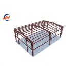 Single Steel Sheet Roofing Three-car Capacity 24x36 Garage for Small Auto Repair