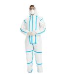 Impervious Medical Protective Clothing Coveralls With High Breathable