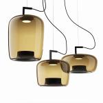 Nordic Pendant lights brown and dark green lamp for dining room bedroom Brokis