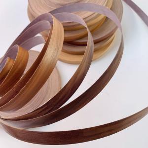 Wholesale Sturdy Practical Wood Veneer Strips , Mildewproof Edge Banding Veneer Tape from china suppliers