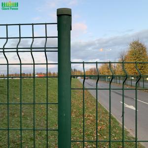 Wholesale 2430mm Tall Curved Garden Fence 3d Pvc Coated Triangle Bending from china suppliers