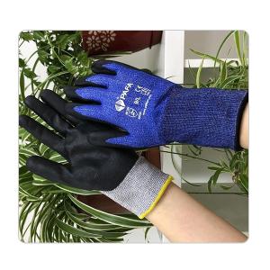 Wholesale Wood Working Anti Abrasion Cut Resistant With Foam Nitrile Dipping Safety Gloves from china suppliers
