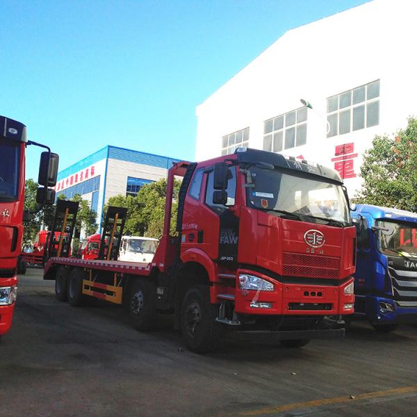 CA3310P1K2L3T4BE5A80 FAW 8x4 Flatbed Special Purpose Truck With Euro 3 Emission