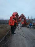 Vh250 Excavator Mounted Vibratory Hammers for sheet piles, H beams, concrete