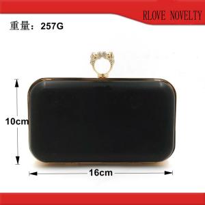 Wholesale Bag accessory making iron metal part 16*10 cm gold rectangle shape clutch box metal frame from china suppliers