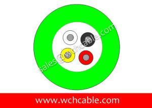 Wholesale TPU Cable UL20549 30AWG 4Cores OD3.8mm Glossy Black from china suppliers