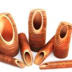 DELLOK Pressure Copper Embedded Fin Tube Alu/Copper Fins 1.0-4.0MPa Pressure