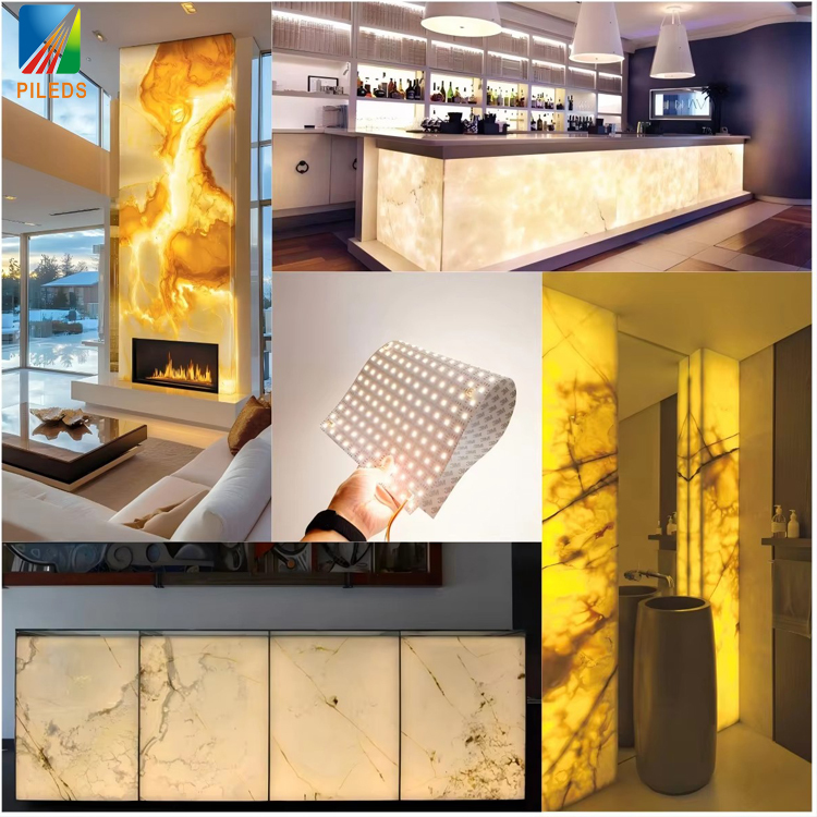 Ultra Thin High Density LED Panel Sheet PMMA Acrylic Backlight Led Sheet Light for Stone