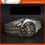 018A E Go Fashion Watches Man 3 Small Dials Golden Watch Original Japan Quartz