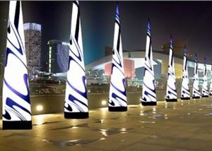 Wholesale Taffeta Fabric Inflatable Lighting Decorations / Party Inflatable Cone from china suppliers