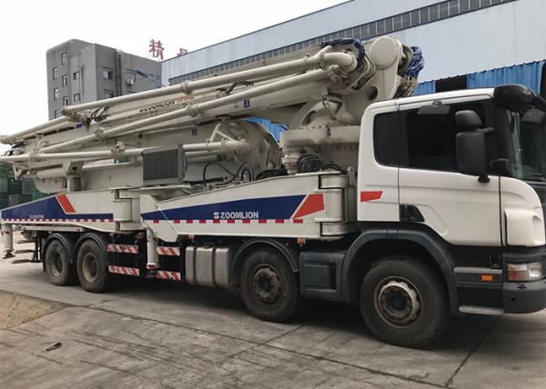 50Meter 309KW Cement Truck With Pump , Scania Concrete Truck Second Hand Diesel
