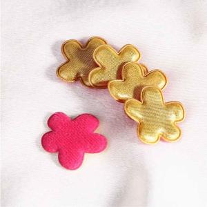 Wholesale Golden Fabric Applique Patterns Flowers Carton Packaging Size 30 Mm from china suppliers