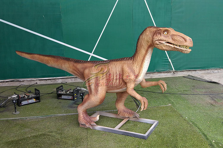Antisun Realistic Animatronic Dinosaur Silicone Rubber Velociraptor Life Size Model