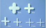 Ceramic tile locating plastic crosses