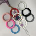 Wholesale PISSEN Silicone focal o ring Beads for DIY keychains