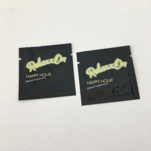 Wholesale Heat Sealing Plastic Pouches Packaging Three Side Seal Supplement Powder Capsule from china suppliers