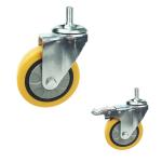 6 Inch Swivel Threaded Stem Industrial Trolley Caster Wheels 150KG