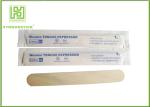 Paper Wrapped Disposable Wooden Tongue Depressor For Pharmacy 150 * 18 * 1.6mm
