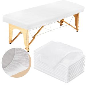 China Disposable Fitted Massage Table Sheets Spa Bed Covers, Breathable Non Woven Fabric Massage Table Protective Cover on sale
