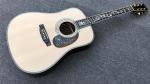Top quality 41 inch acoustic guitar,Real Abalone inlays and binding,Ebony
