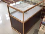 1000mm(W) Glass Display Cabinet with storage, Aluminum Double Door Glass Display