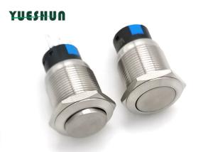 Wholesale 1NO 1NC Round Stainless Steel Push Button Switch IP67 Momentary Latching Contact from china suppliers