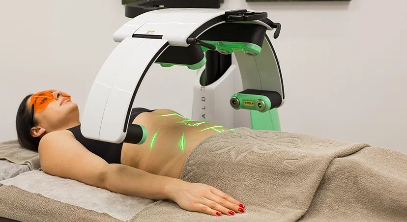 10pcs Lipo Slimming Machine With 10D Emerald Laser Fat Reduce Equipment