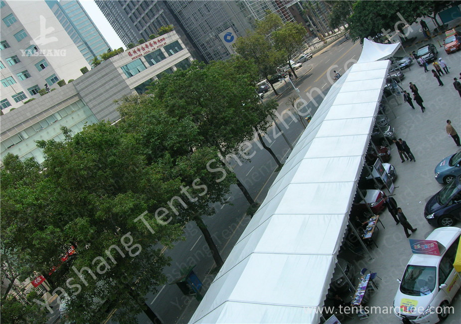 Outdoor PVC Fabric Cover Pressed Extruded Aluminum Frame Car Exhibition Tent
