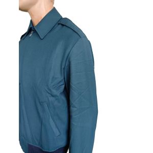 Customizable Fabric Standard Blue Uniform Jacket With 2 Pockets Winter