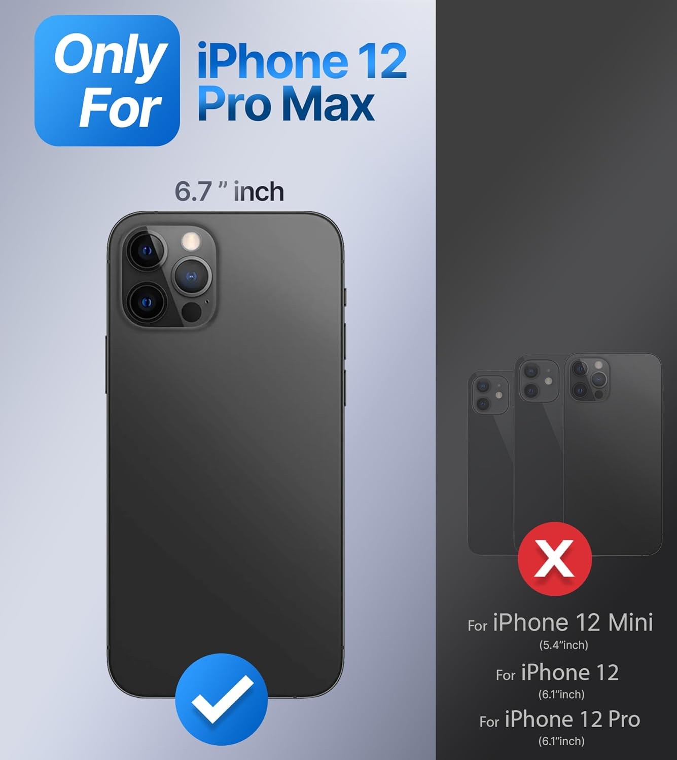 Shields Up for iPhone 12 Pro Max Case with Stand, Phone Case Clear with Double Ring Holder [Adjustable & Foldable]